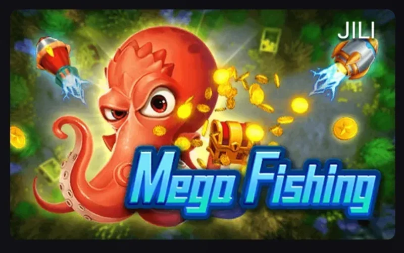 Minh họa các loại cá trong Mega Fishing và hệ thống phần thưởng.