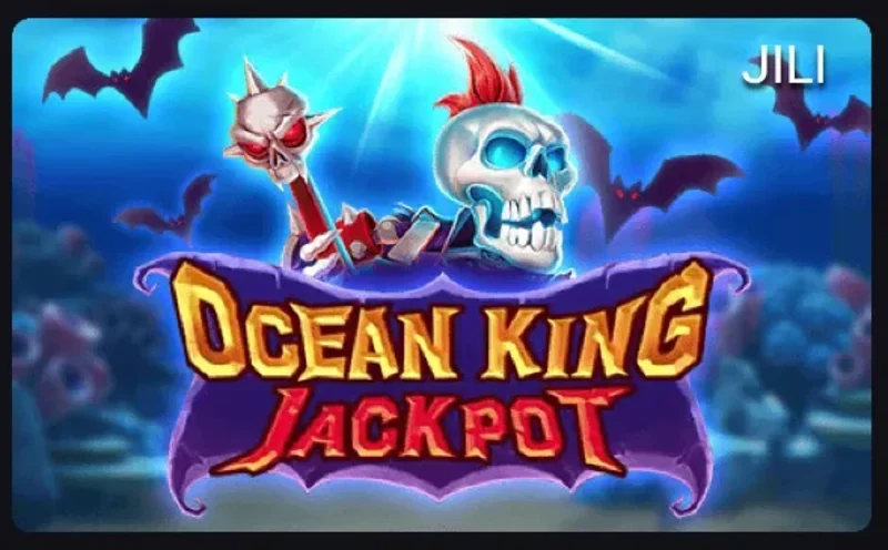 Minh họa giao diện chính của trò chơi bắn cá Ocean King Jackpot.