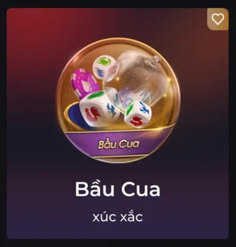 Hình ảnh danh sách các nền tảng uy tín cung cấp trò chơi bầu cua