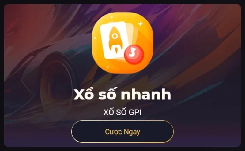 Giao diện quay số của xổ số nhanh GPI với kết quả cập nhật theo thời gian thực.